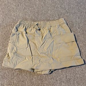 Olive Cargo Skort